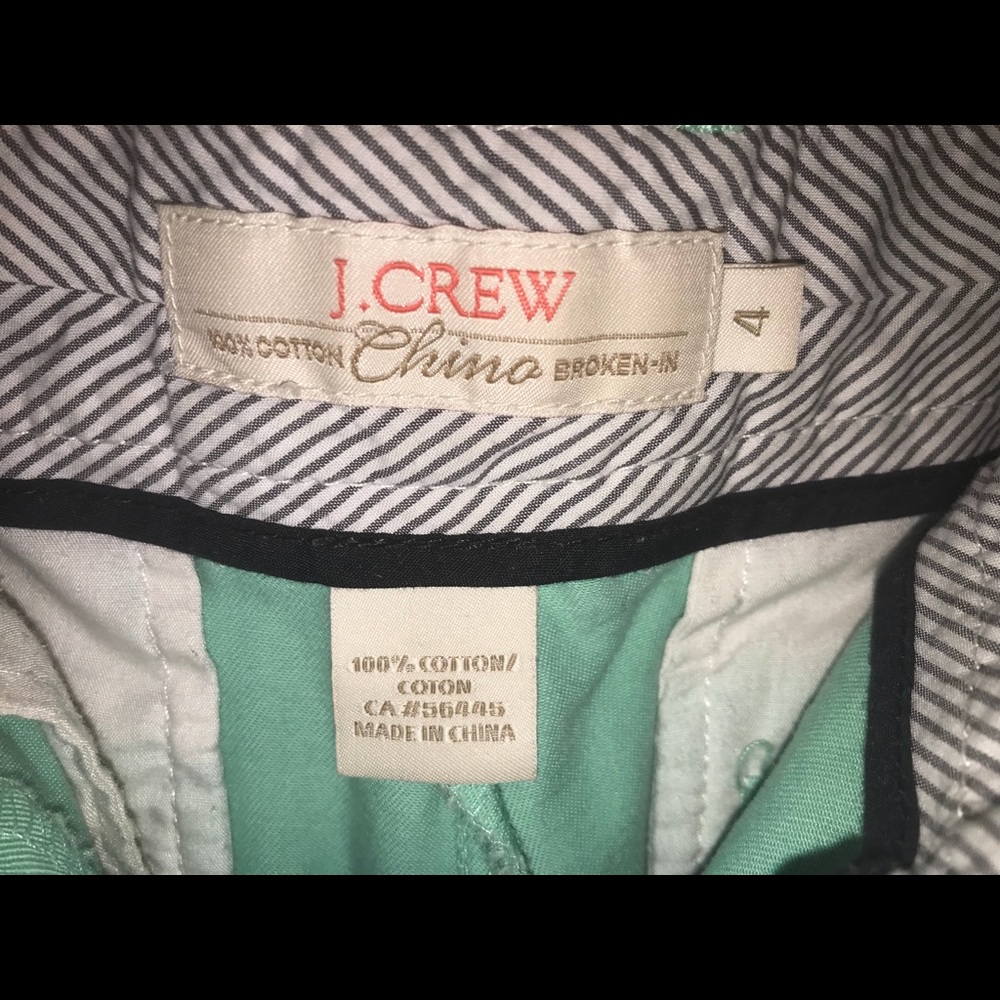Blue/Green J Crew shorts
